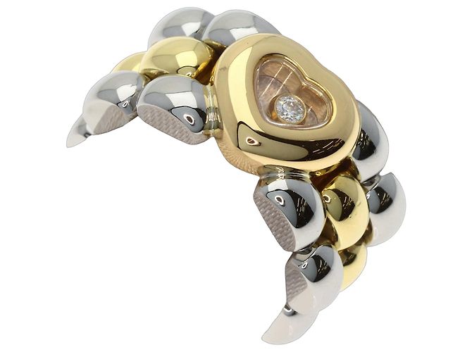 Bague Cœur Happy Diamond de Chopard en or jaune 18K Doré