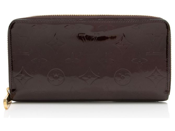 Portefeuille Zippy Monogram Vernis Louis Vuitton Rouge