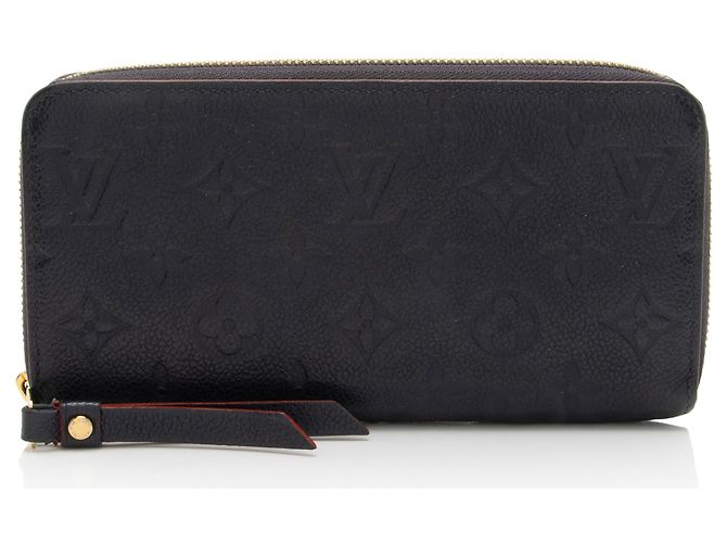 Portafoglio Zippy Monogram Empreinte Louis Vuitton Blu