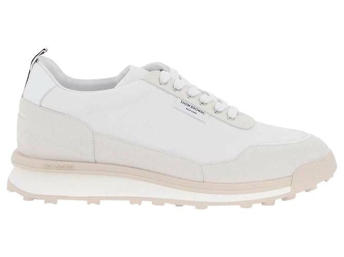 Thom Browne Tênis de Suede Tech Runner
