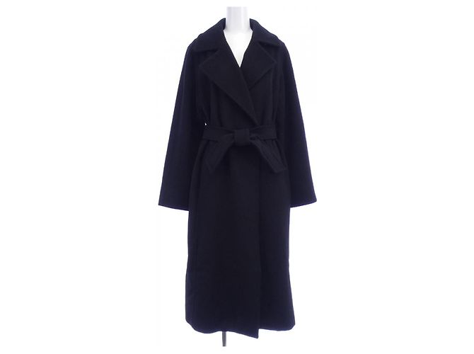 Max Mara Mantel Camel Schwarz