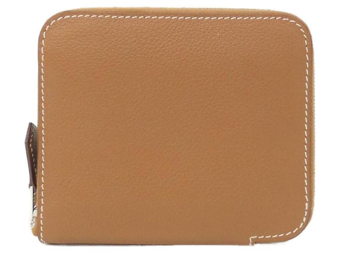 Hermès Hermes WILD Silk In Compact Wallet Blue Navy blue Light green