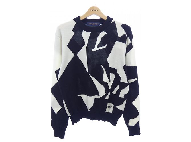 Louis Vuitton HON34WT26 Knit Black White
