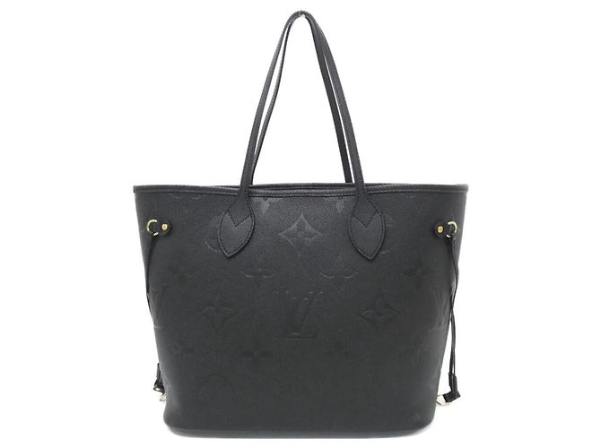 Borsa Neverfull MM in Monogram Empreinte Louis Vuitton Nero