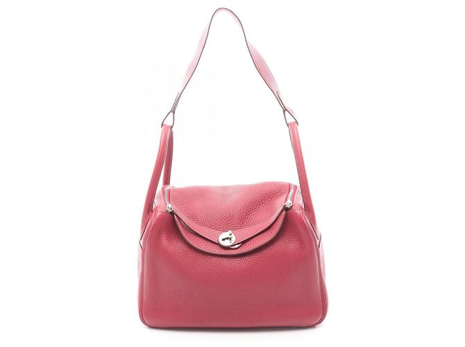 Hermès Lindy 30 Schultertasche Bordeaux