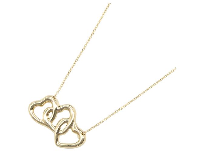 Collar Triple Corazón Tiffany & Co. Dorado