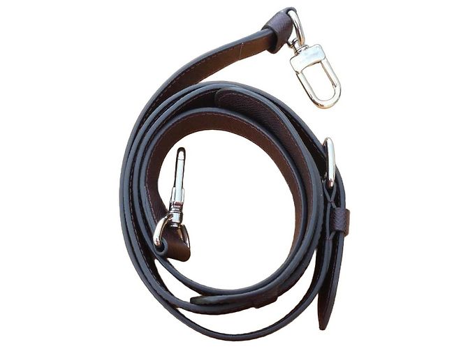 Cinghia Louis Vuitton per borsa Keepall, lunghezza totale massima di 135cms, senza scatola Bordò