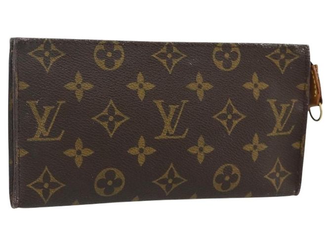 LOUIS VUITTON Monogram Bucket GM Accessory Pouch LV Auth ka4154