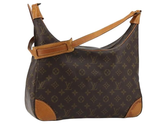 LOUIS VUITTON Bolsa de Ombro Monogram Boulogne 35 M51260 LV Auth ep14111 Monograma