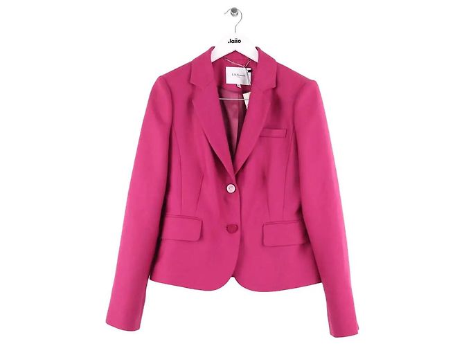 Lk Bennett Pink Wool Blazer
