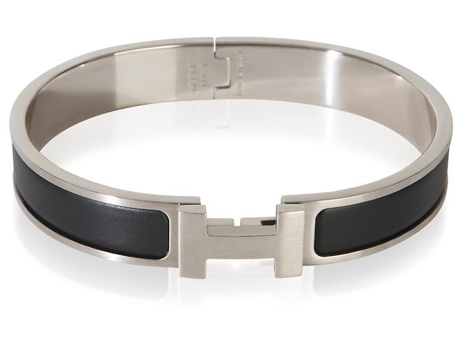 Bracciale Hermès Clic HH in Nero Opaco