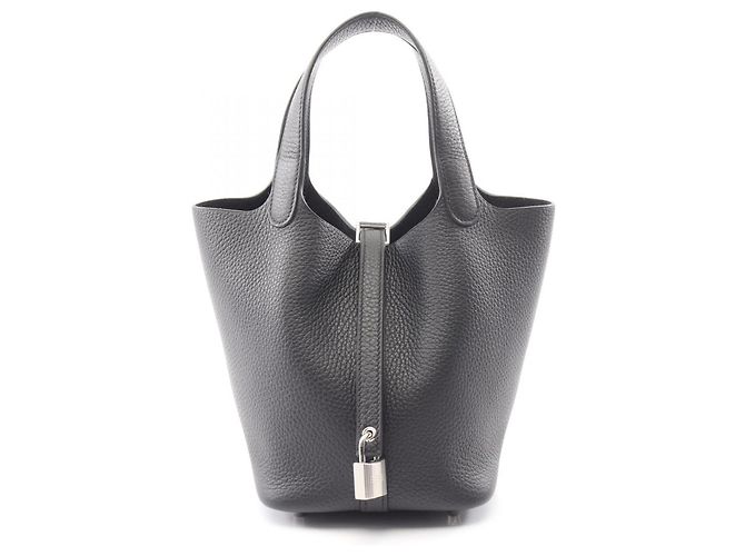 Borsa Hermès Picotin Lock PM in nero