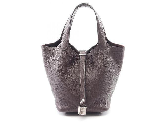 Hermès Picotin Lock PM Handtasche Braun