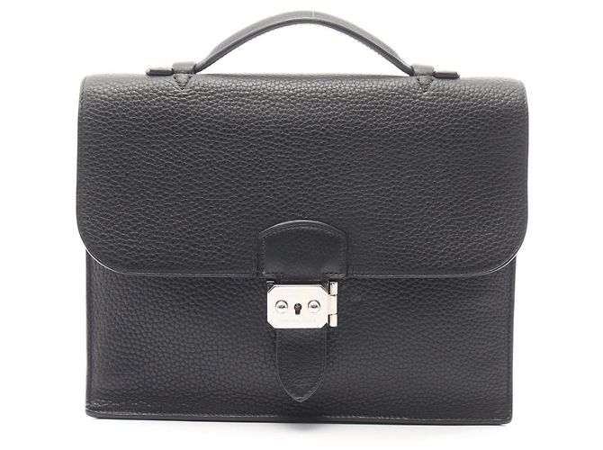 Hermès Hermes Sac à Dépêches 27 Aktentasche Schwarz