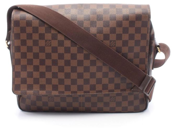 Borsa a Spalla Shelton GM Louis Vuitton Marrone Damier ebene