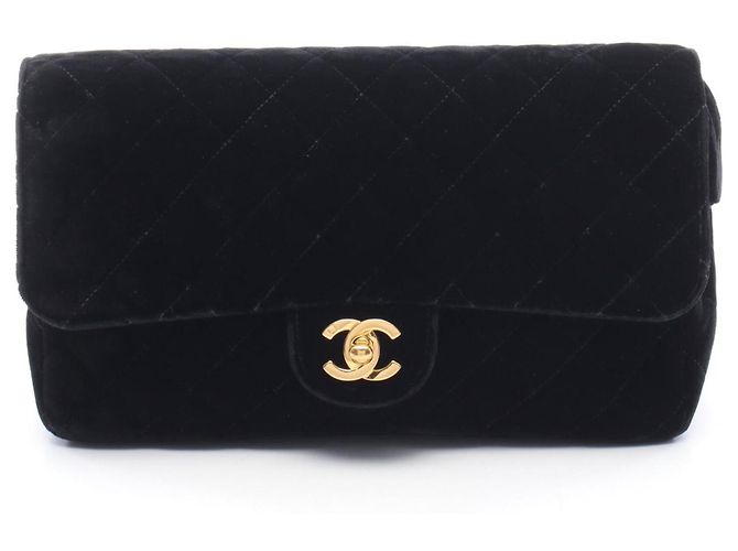 Chanel Matelassé Backpack/Handbag Black