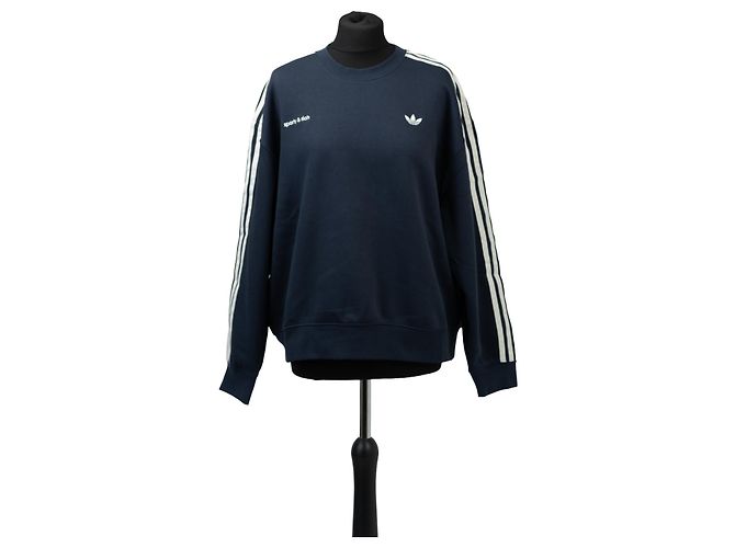 Adidas Sporty&Rich Sweatshirt Dunkelblau Marineblau