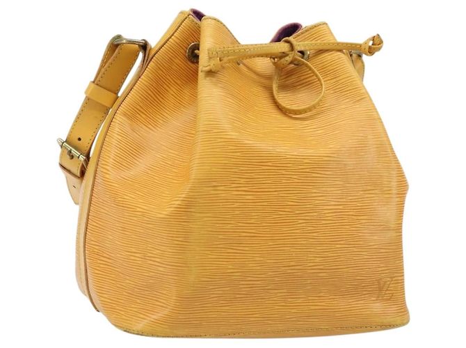 Louis Vuitton Petit Noe Epi Leather Medium Amarelo