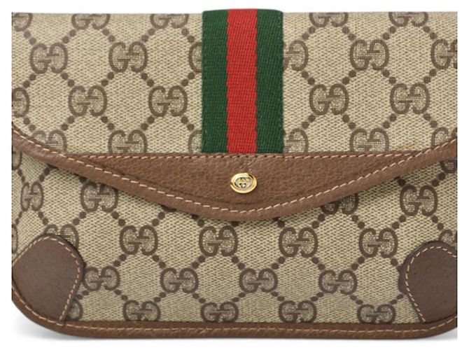 Gucci GG Plus Pouch Brown