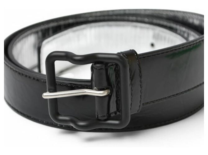 Schwarzer Leder Gürtel von Bottega Veneta