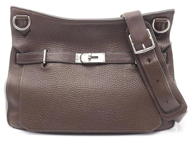 Bolsa de Ombro Jypsiere 37 da Hermès Marrom Chocolate
