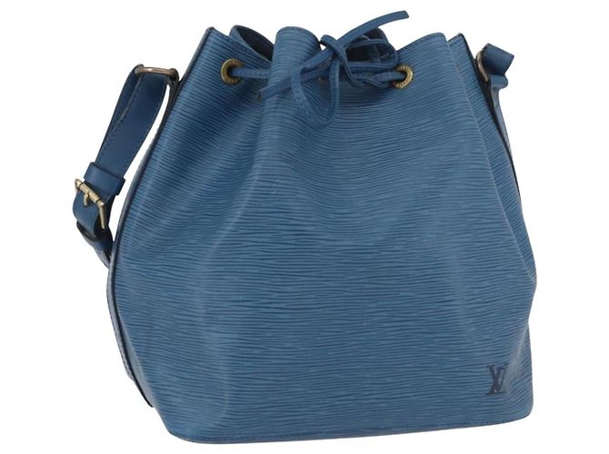 Louis Vuitton Petit Noe Epi Leather Medium Blu