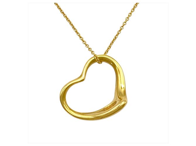 Elsa Peretti Collar Open Heart en Oro Amarillo de 18K de Tiffany & Co.