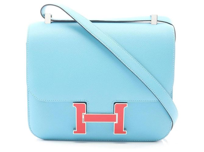 Borsa a Spalla Constance 3 24 di Hermès Blu