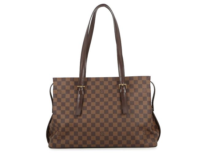 Borsa Chelsea Damier Ebene Louis Vuitton Rosso