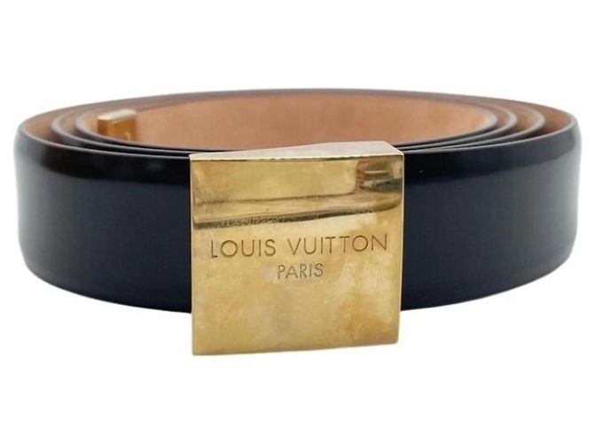 Louis Vuitton Brown Leather Standard Belt