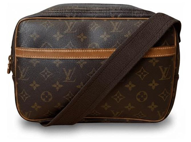 Louis Vuitton Reporter PM Black Golden