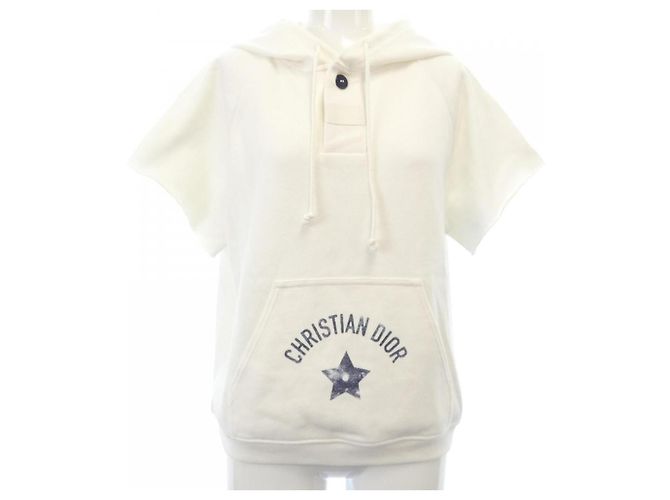 Moletom com capuz Christian Dior Branco