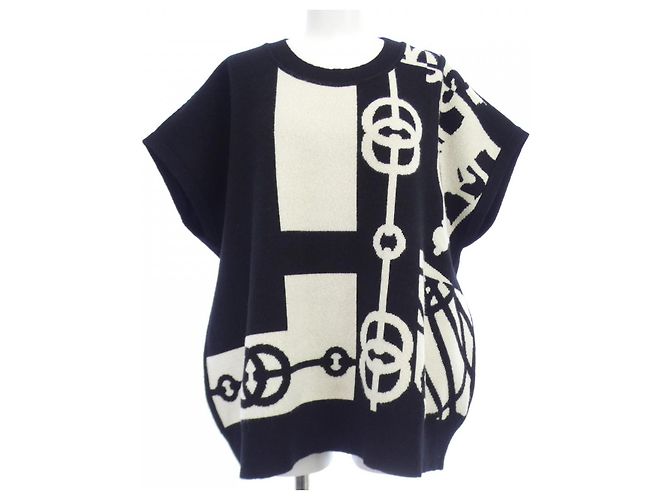 Hermès Chaleco de cachemira Hermes Negro