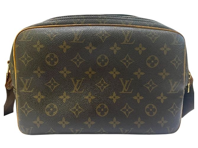 Sac à épaule Reporter PM Monogram Louis Vuitton Marron