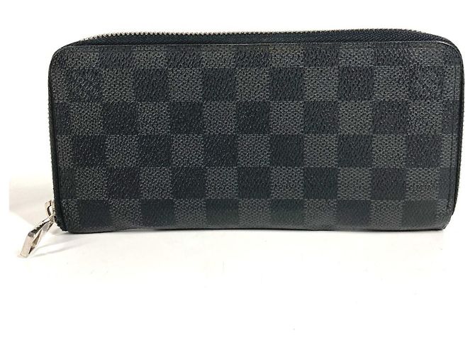 Portafoglio Lungo Damier Graphite Louis Vuitton Nero