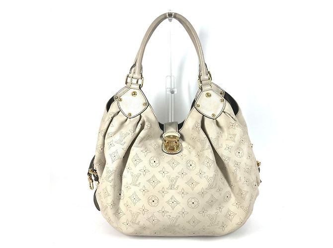 Louis Vuitton Mahina XL Handtasche Weiß