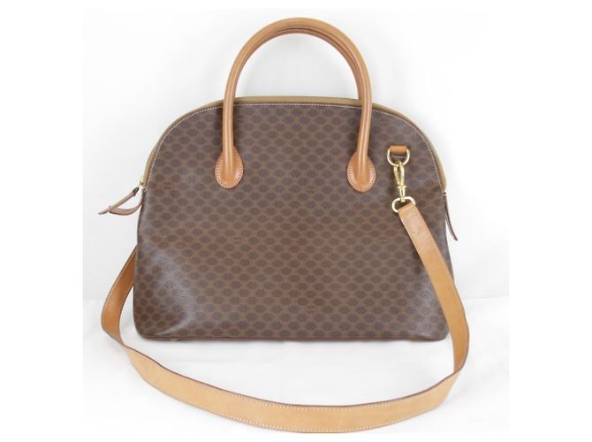 Céline Bolso de Hombro Celine Macadam Castaño