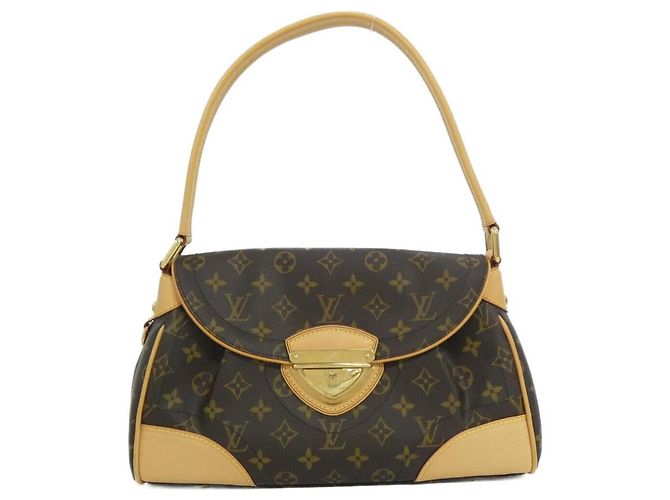 Louis Vuitton Monogram Beverly MM Schultertasche Braun Monogramm
