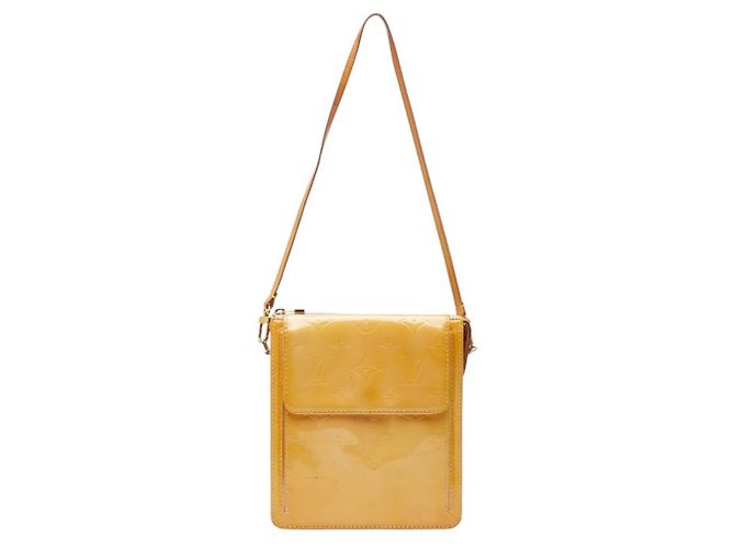 Borsa a Spalla Vernis Mott Louis Vuitton Giallo