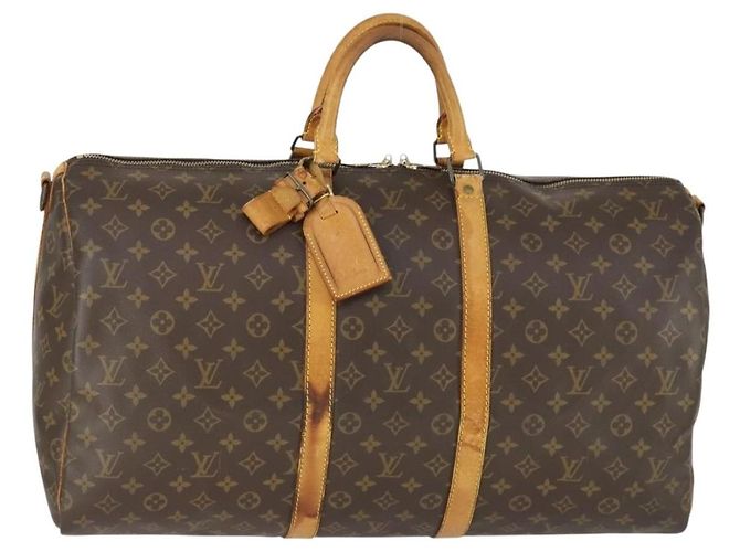 Louis Vuitton Keepall Monogram Canvas 55 Marrom