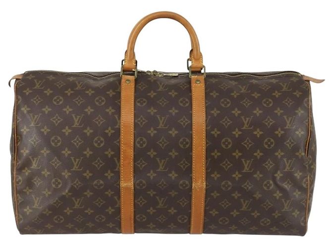 Louis Vuitton Keepall Monogram Canvas 55 Marrom
