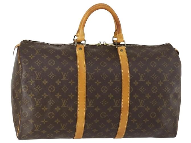 Louis Vuitton Keepall Monogram Canvas 50 Marrom