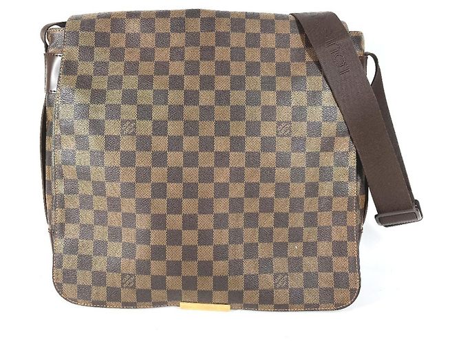 Sac messager Damier Bastille Louis Vuitton Marron