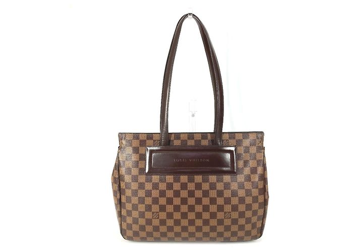 Bolsa Tote Louis Vuitton Damier Parioli PM Marrom