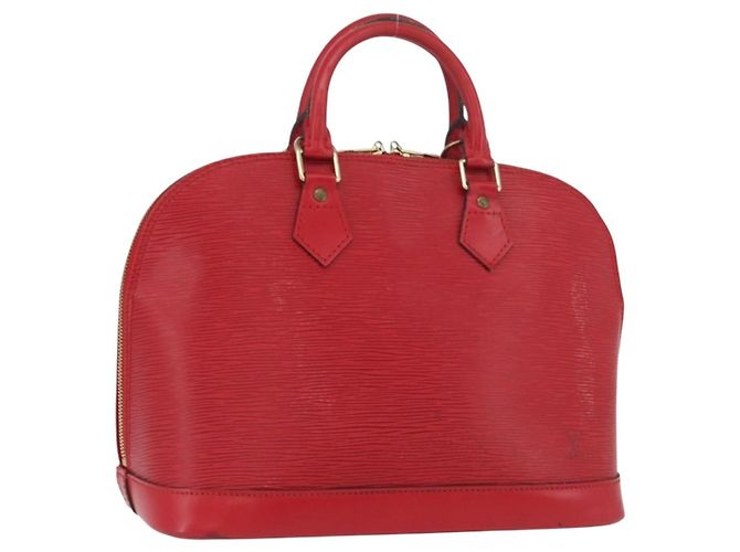 Louis Vuitton Alma Epi Leather PM Rosso
