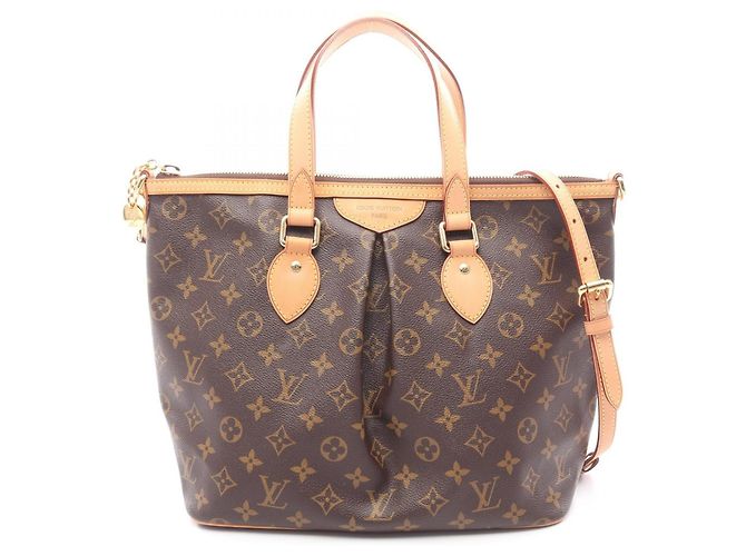 Louis Vuitton Palermo PM Monogram Handtasche Braun Monogramm