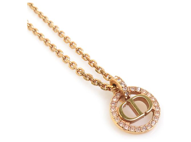 Collana oro e rosa chiaro Christian Dior D'oro
