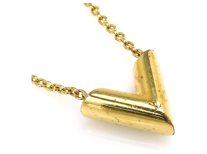 Colar de metal V essencial Louis Vuitton