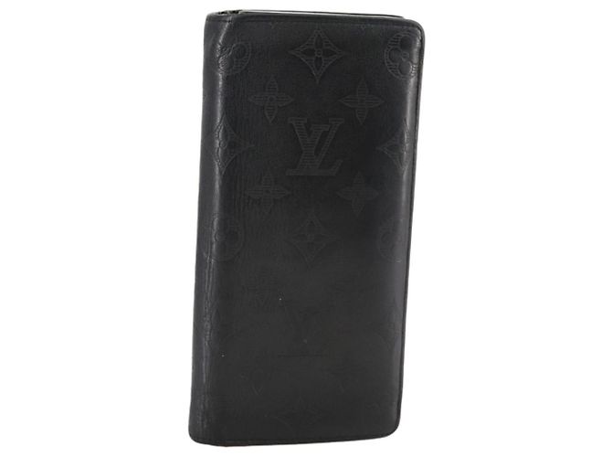 Louis Vuitton Brazza Long Bifold wallet Monogram shadow Black