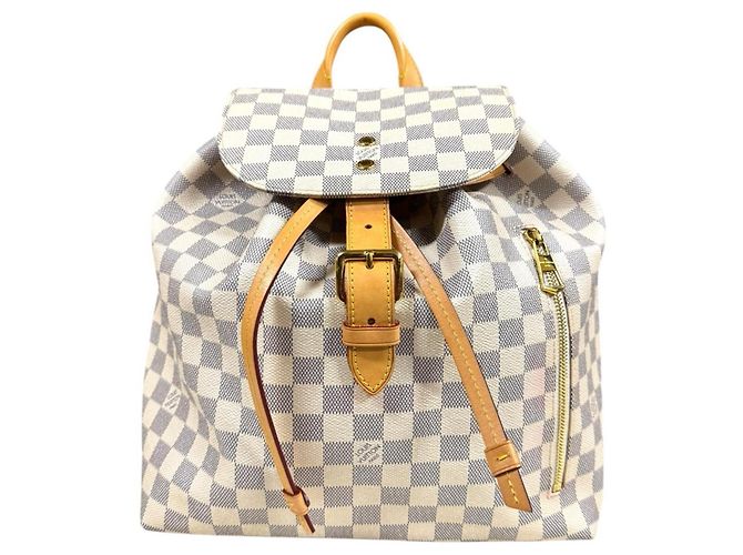 Louis Vuitton Speron Damier Azur Backpack White